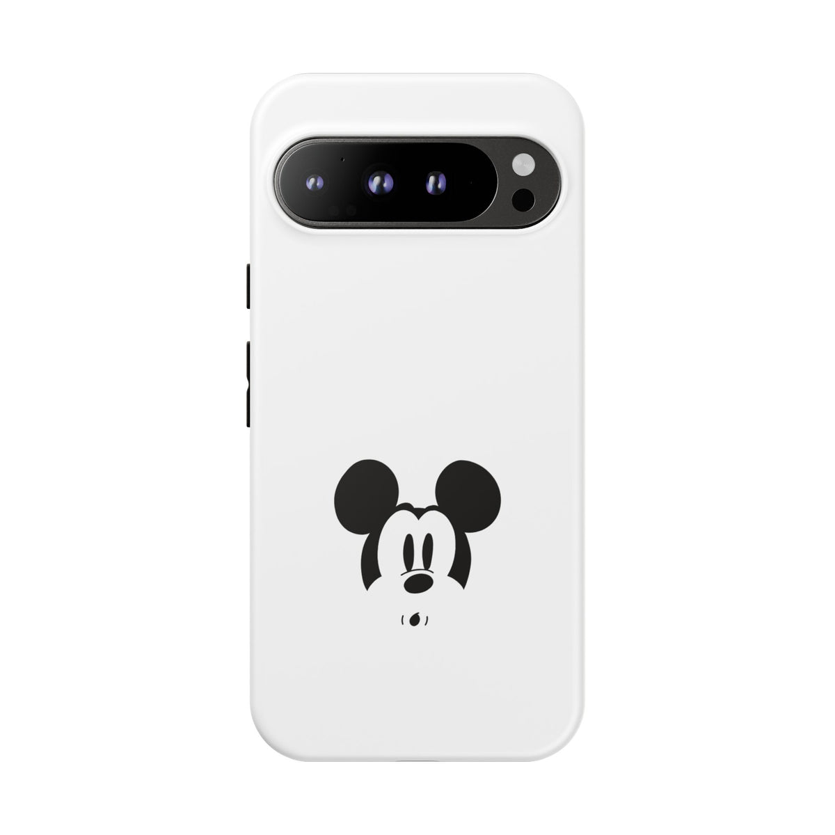 Mickey Face Phone Case - Minimal Cute Cartoon Protective Tough Case