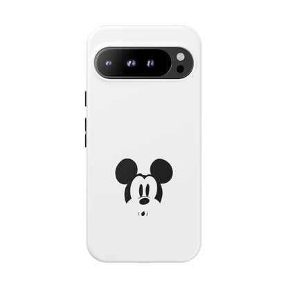 Mickey Face Phone Case - Minimal Cute Cartoon Protective Tough Case