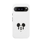 Mickey Face Phone Case - Minimal Cute Cartoon Protective Tough Case
