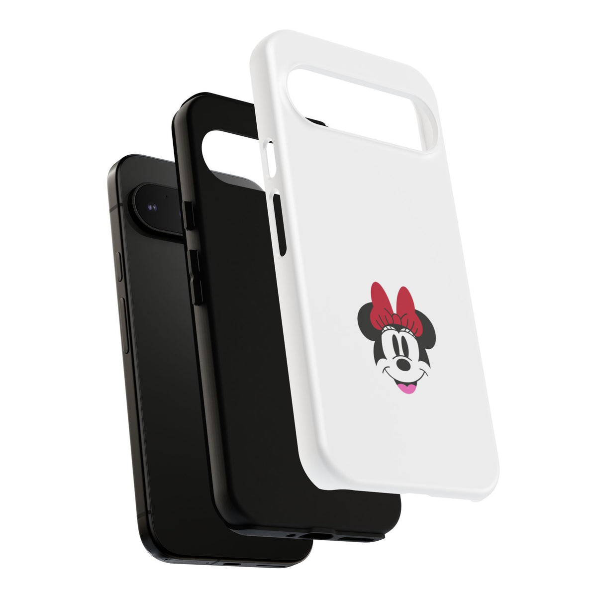 Minnie Mouse Tough Phone Case — Cute Red Bow Protective iPhone Cover