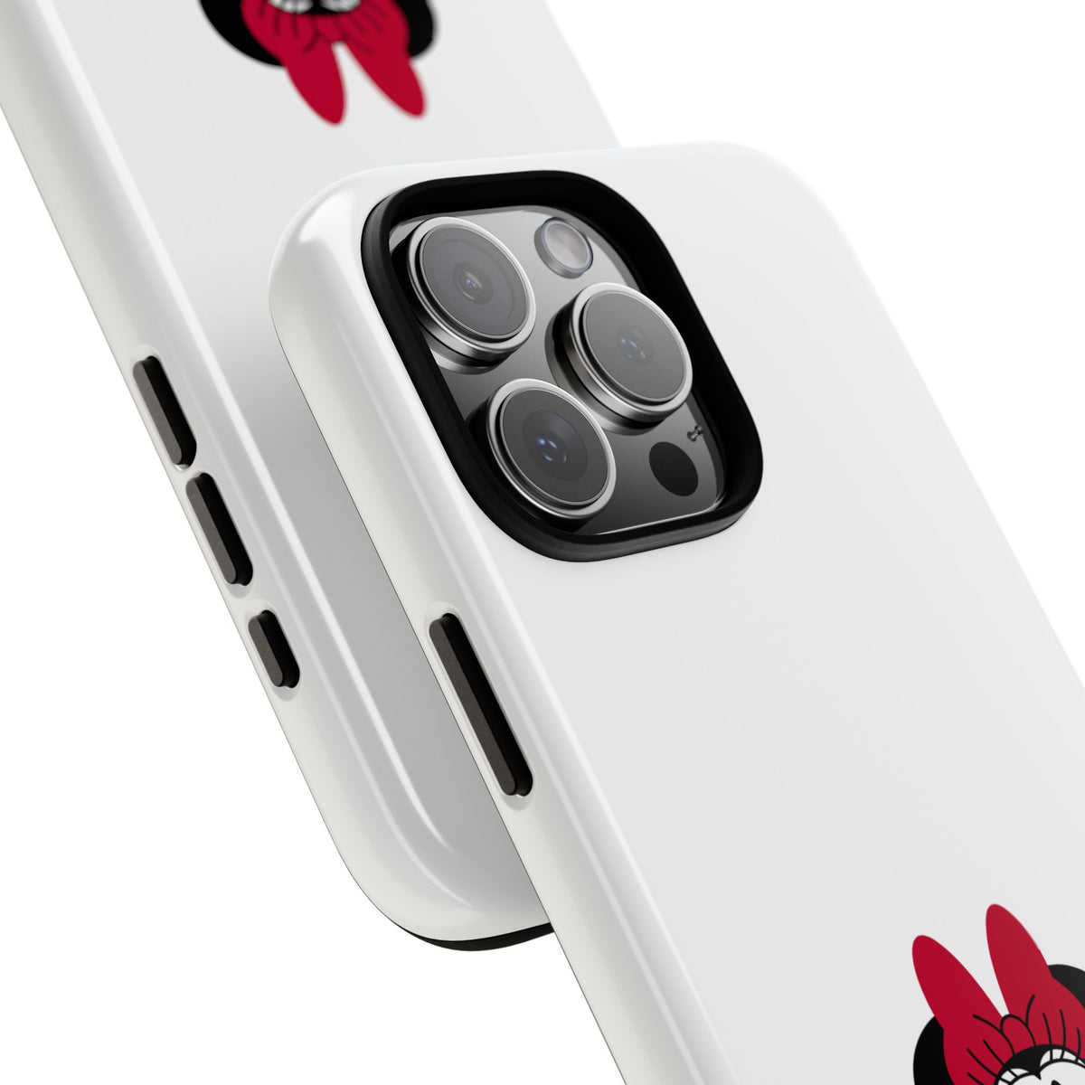 Minnie Mouse Tough Phone Case — Cute Red Bow Protective iPhone Cover