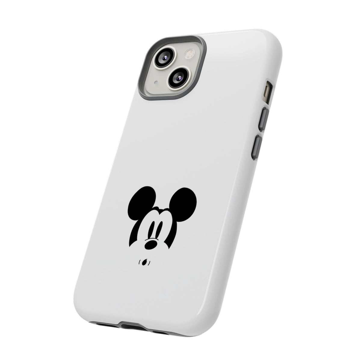 Mickey Face Phone Case - Minimal Cute Cartoon Protective Tough Case