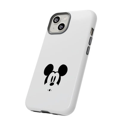 Mickey Face Phone Case - Minimal Cute Cartoon Protective Tough Case