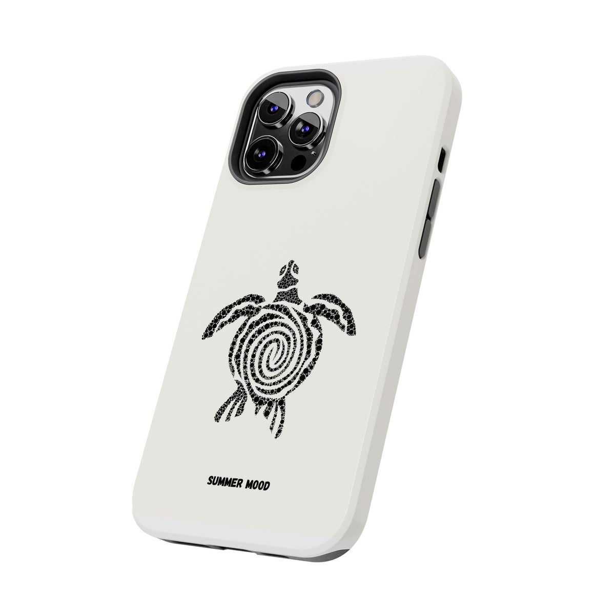 Turtle Spiral Tough Phone Case — "Summer Mood" Protective iPhone Cover