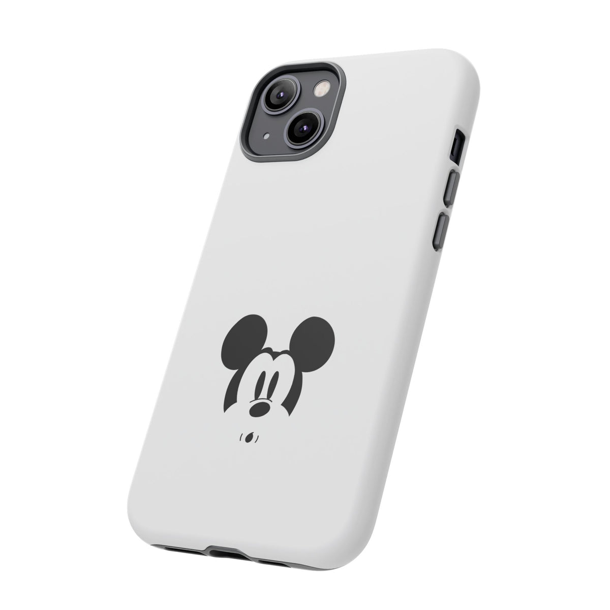 Mickey Face Phone Case - Minimal Cute Cartoon Protective Tough Case