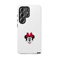 Minnie Mouse Tough Phone Case — Cute Red Bow Protective iPhone Cover