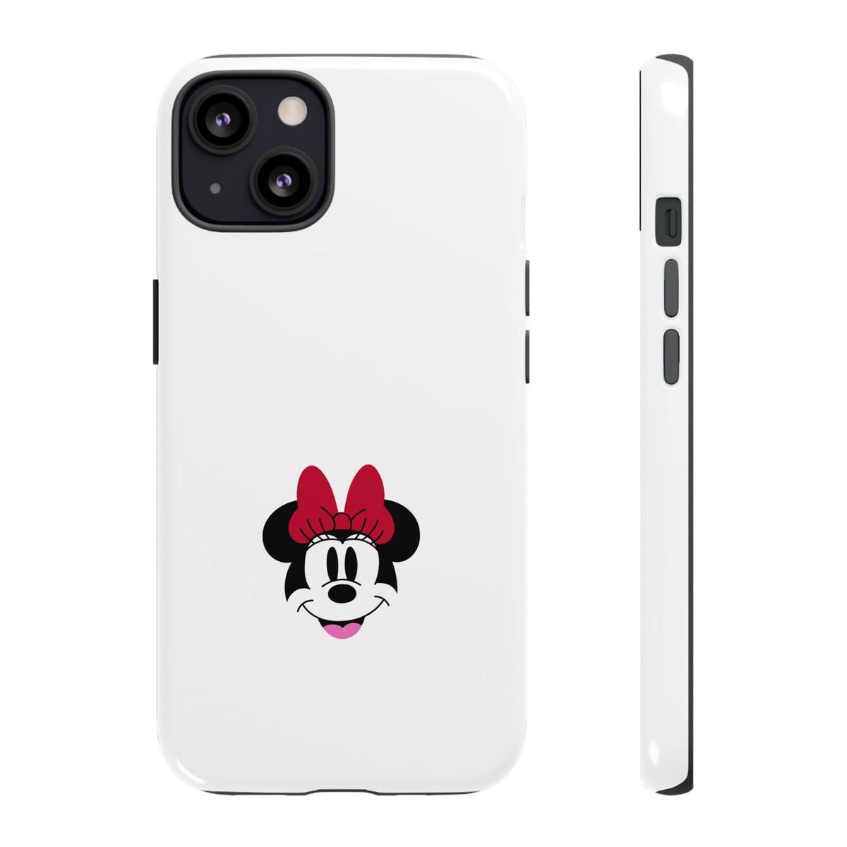 Minnie Mouse Tough Phone Case — Cute Red Bow Protective iPhone Cover