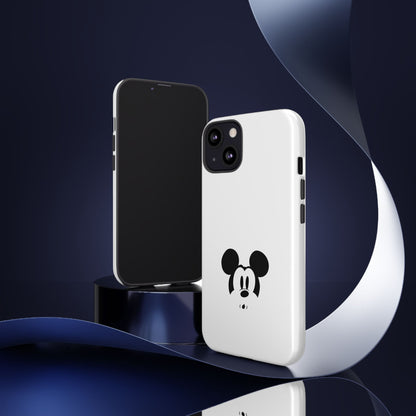 Mickey Face Phone Case - Minimal Cute Cartoon Protective Tough Case