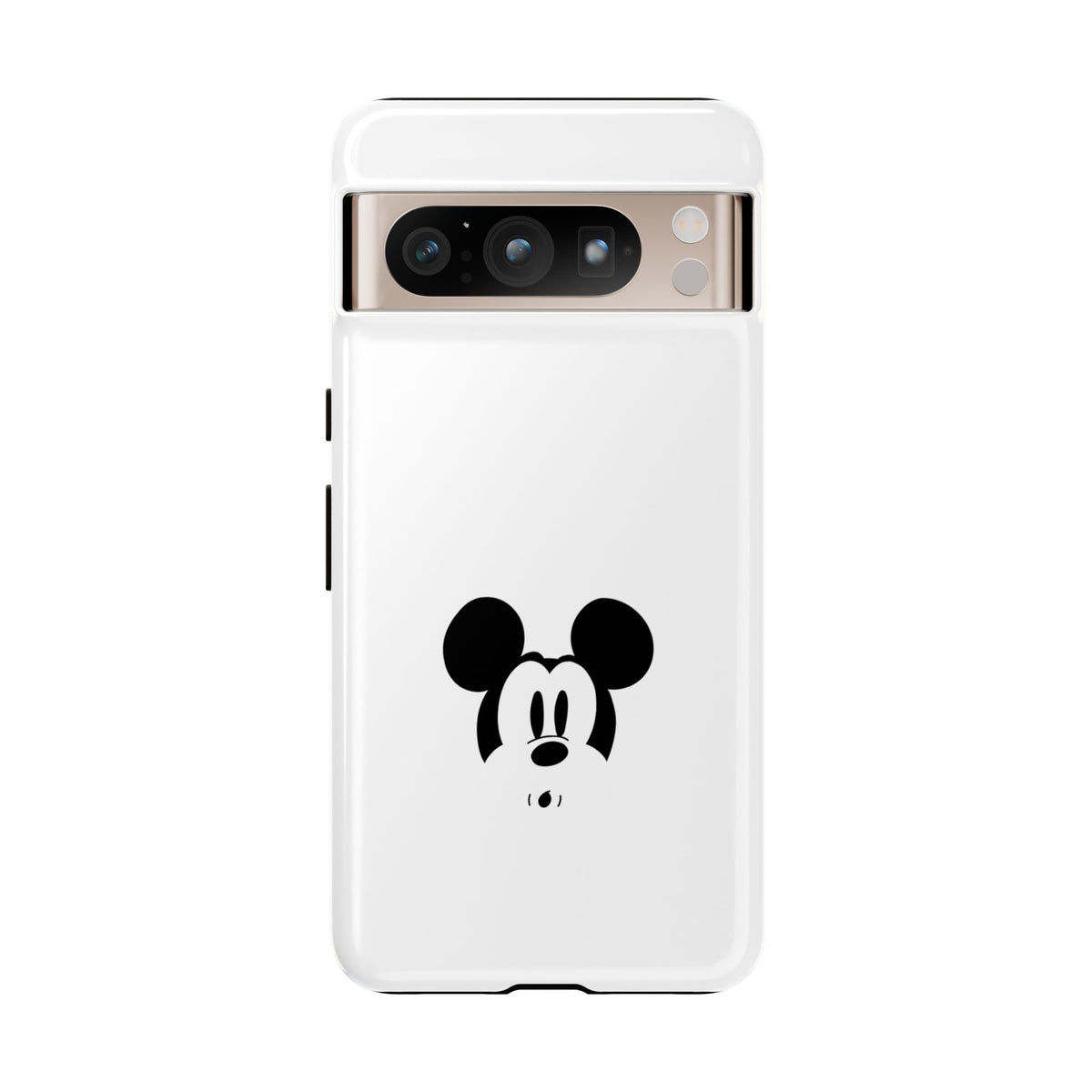 Mickey Face Phone Case - Minimal Cute Cartoon Protective Tough Case