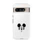 Mickey Face Phone Case - Minimal Cute Cartoon Protective Tough Case