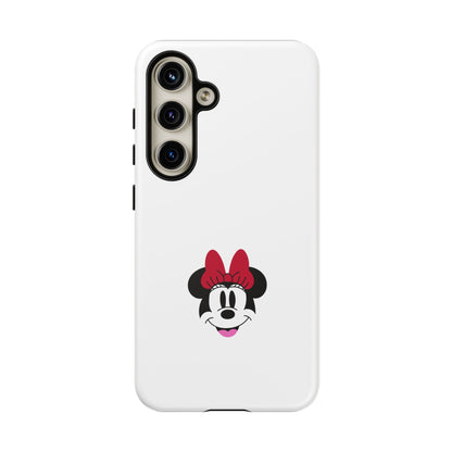 Minnie Mouse Tough Phone Case — Cute Red Bow Protective iPhone Cover