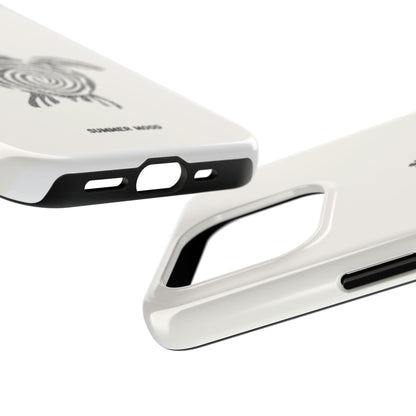 Turtle Spiral Tough Phone Case — "Summer Mood" Protective iPhone Cover