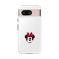 Minnie Mouse Tough Phone Case — Cute Red Bow Protective iPhone Cover
