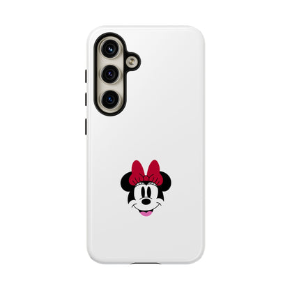 Minnie Mouse Tough Phone Case — Cute Red Bow Protective iPhone Cover