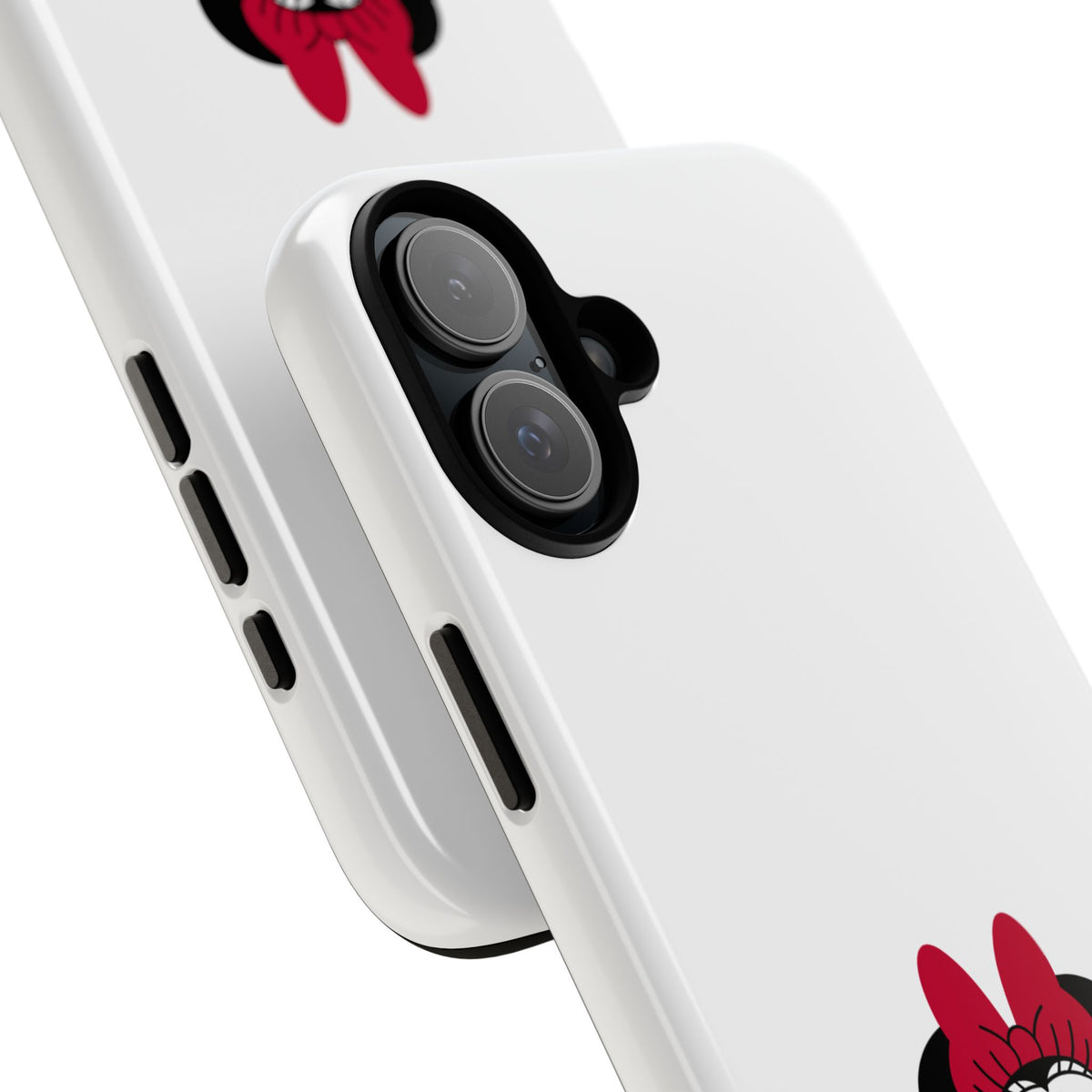 Minnie Mouse Tough Phone Case — Cute Red Bow Protective iPhone Cover