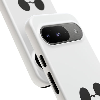 Mickey Face Phone Case - Minimal Cute Cartoon Protective Tough Case