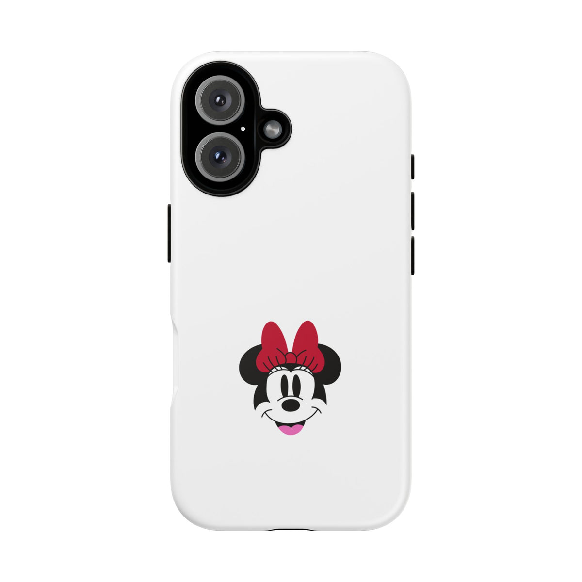 Minnie Mouse Tough Phone Case — Cute Red Bow Protective iPhone Cover