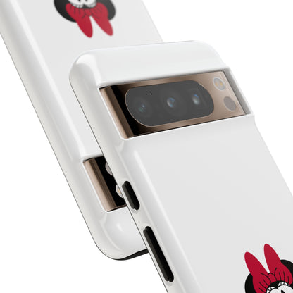 Minnie Mouse Tough Phone Case — Cute Red Bow Protective iPhone Cover