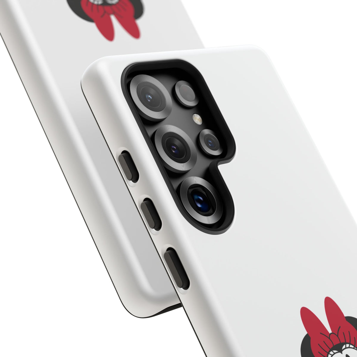Minnie Mouse Tough Phone Case — Cute Red Bow Protective iPhone Cover