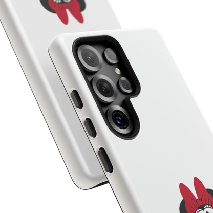 Minnie Mouse Tough Phone Case — Cute Red Bow Protective iPhone Cover