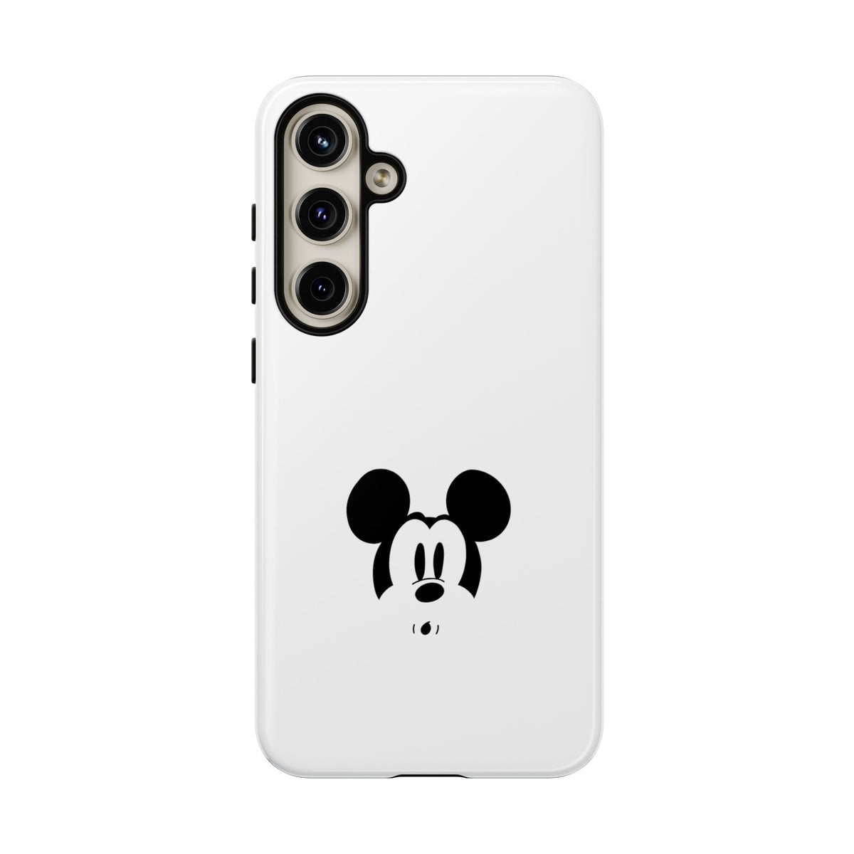 Mickey Face Phone Case - Minimal Cute Cartoon Protective Tough Case