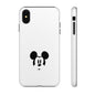 Mickey Face Phone Case - Minimal Cute Cartoon Protective Tough Case