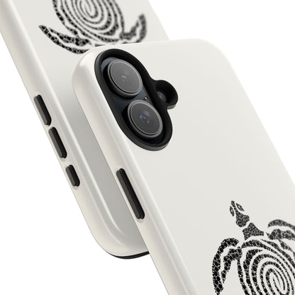 Turtle Spiral Tough Phone Case — "Summer Mood" Protective iPhone Cover