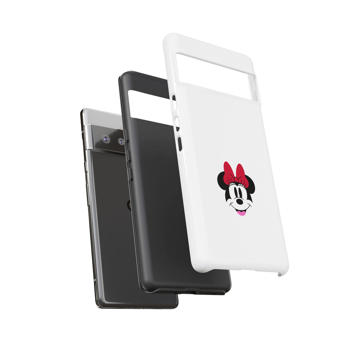 Minnie Mouse Tough Phone Case — Cute Red Bow Protective iPhone Cover
