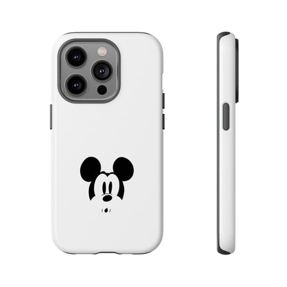 Mickey Face Phone Case - Minimal Cute Cartoon Protective Tough Case