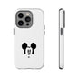 Mickey Face Phone Case - Minimal Cute Cartoon Protective Tough Case