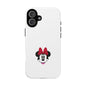Minnie Mouse Tough Phone Case — Cute Red Bow Protective iPhone Cover
