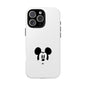 Mickey Face Phone Case - Minimal Cute Cartoon Protective Tough Case