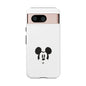 Mickey Face Phone Case - Minimal Cute Cartoon Protective Tough Case