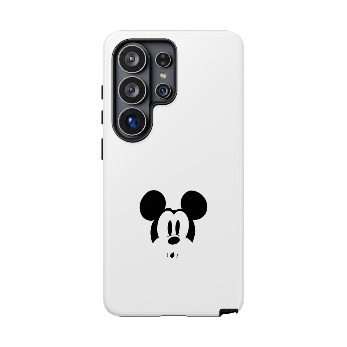 Mickey Face Phone Case - Minimal Cute Cartoon Protective Tough Case