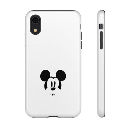 Mickey Face Phone Case - Minimal Cute Cartoon Protective Tough Case
