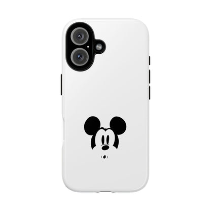 Mickey Face Phone Case - Minimal Cute Cartoon Protective Tough Case