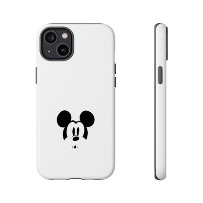 Mickey Face Phone Case - Minimal Cute Cartoon Protective Tough Case