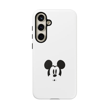 Mickey Face Phone Case - Minimal Cute Cartoon Protective Tough Case
