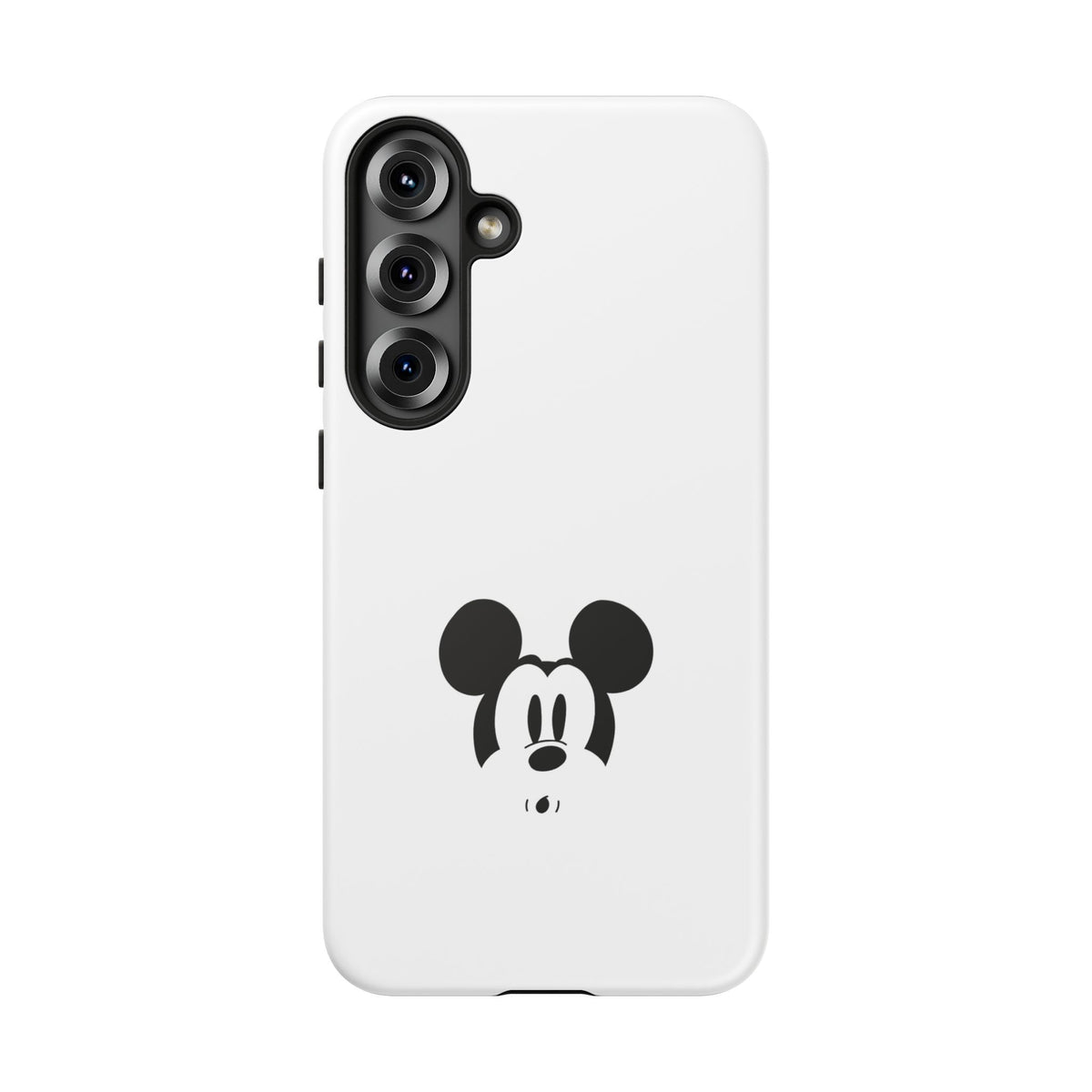 Mickey Face Phone Case - Minimal Cute Cartoon Protective Tough Case