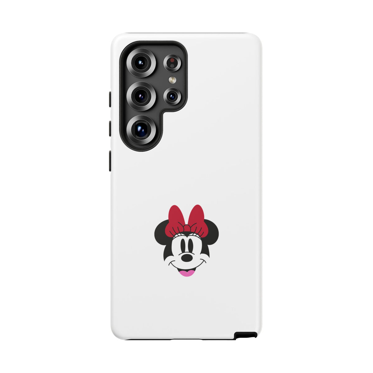 Minnie Mouse Tough Phone Case — Cute Red Bow Protective iPhone Cover