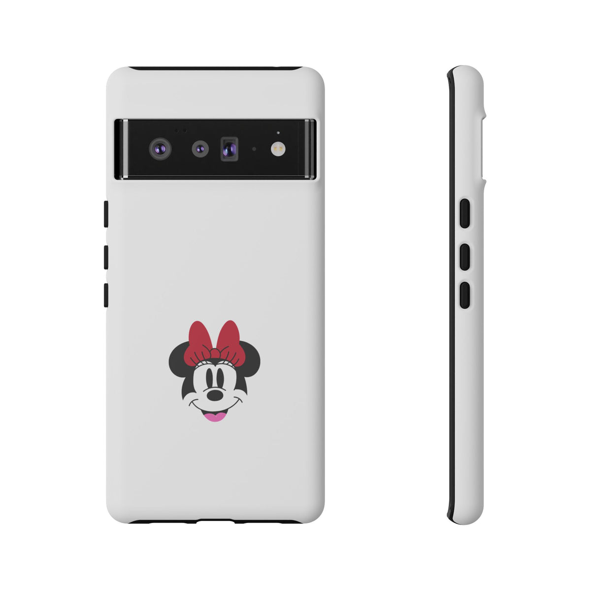 Minnie Mouse Tough Phone Case — Cute Red Bow Protective iPhone Cover