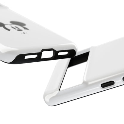 Mickey Face Phone Case - Minimal Cute Cartoon Protective Tough Case