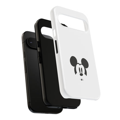 Mickey Face Phone Case - Minimal Cute Cartoon Protective Tough Case