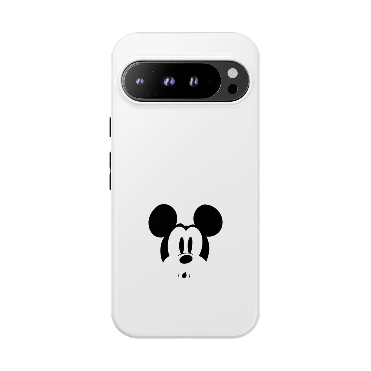 Mickey Face Phone Case - Minimal Cute Cartoon Protective Tough Case