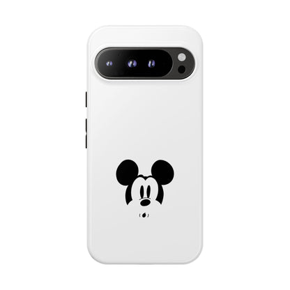 Mickey Face Phone Case - Minimal Cute Cartoon Protective Tough Case