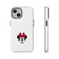 Minnie Mouse Tough Phone Case — Cute Red Bow Protective iPhone Cover