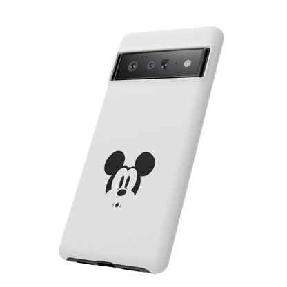 Mickey Face Phone Case - Minimal Cute Cartoon Protective Tough Case