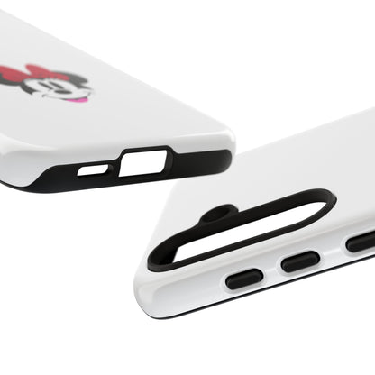Minnie Mouse Tough Phone Case — Cute Red Bow Protective iPhone Cover