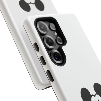 Mickey Face Phone Case - Minimal Cute Cartoon Protective Tough Case