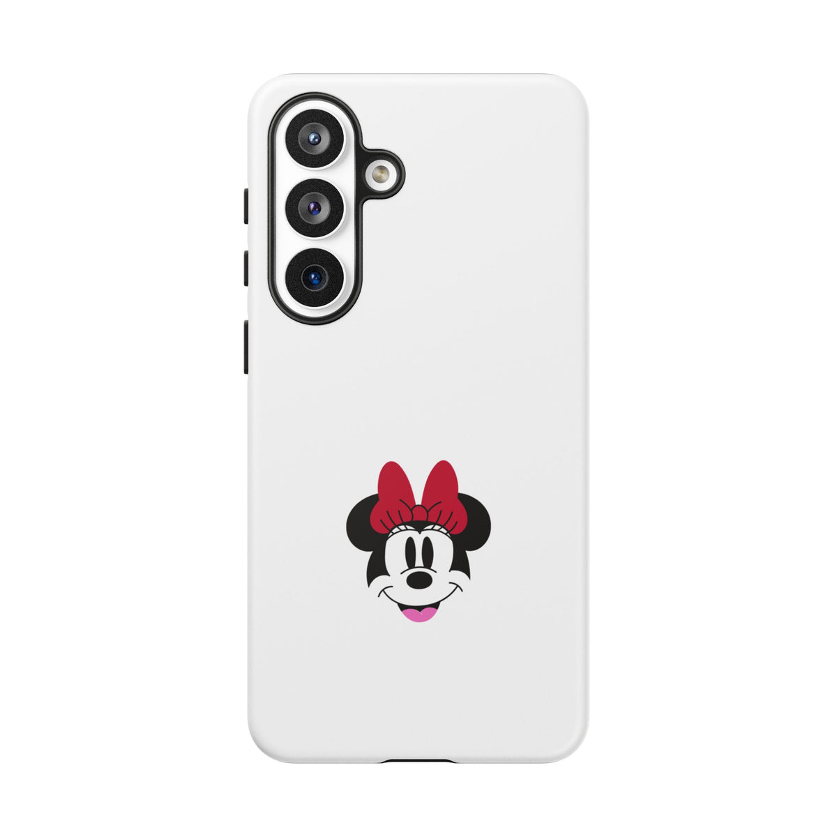 Minnie Mouse Tough Phone Case — Cute Red Bow Protective iPhone Cover
